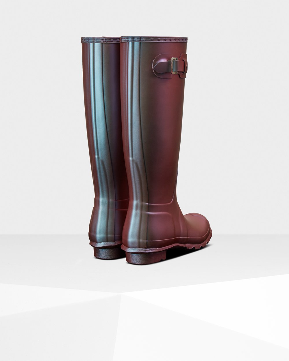 Botas de Lluvia Altas Hunter Mujer - Original Nebula - Azules - USKZMBQ-13